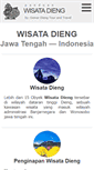 Mobile Screenshot of panduanwisatadieng.com